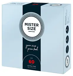Презервативи Mister Size 60 прозорий 36 шт.