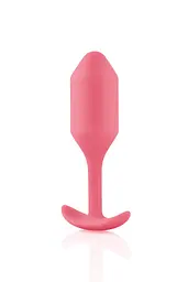 Анальна пробка B-Vibe Snug Plug 2, 10.5 см (рожевий) - мініатюра 2