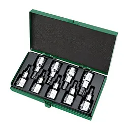 Комплект головки з насадкою 1/2 Т20-Т60 Toptul hoz0007960 - мініатюра 2