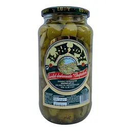 Оливки Lupy Gordal deshuesada Chupadeos без кісточки з часноком 950 г