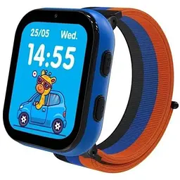 Дитячий смарт-годинник Gelius GP-PK008 (Rainbow) з GPS/4G Black - мініатюра 2