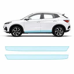 Антигравійна захисна бронеплівка за лекалами для BYD Atto 3 (Yuan Plus) I facelift 2025- нижня зона кузова пороги