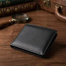 Компактне чоловіче портмоне з натуральної шкіри ST Leather 22486 чорний - мініатюра 4