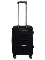 Валіза мала S+ з поліпропілену Milano bag 0305 52л Чорний - мініатюра 3