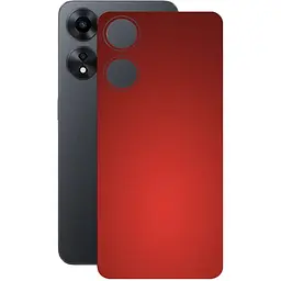 Захисна плівка StatusSKIN для Oppo A1x Корпус Вініл червона матова