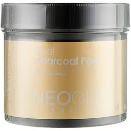 Пілінг-диски для обличчя Neogen Dermalogy Real Charcoal Pad очищувальні 60 шт. 150 мл