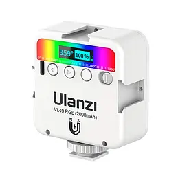 Відеосвітло Ulanzi Vijim RGB Light UV-2586 VL49 RGB White - мініатюра 4