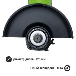Акумуляторна кутова шліфмашина Procraft PGA20 (2 АКБ) Кейс - мініатюра 4