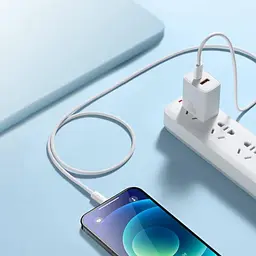 Кабель Baseus Dynamic Series Fast Charging Type-C to Lightning 20W (1m) white (CALD000002) - мініатюра 3