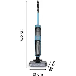 Пилосос Rowenta безпровідний миючий X-Clean 2 120 Вт чорно-блакитний (GZ2271E0) - мініатюра 3