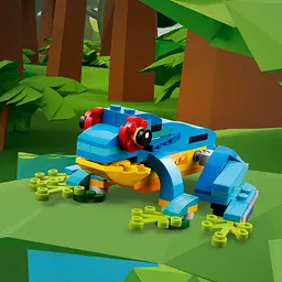Конструктор LEGO Creator Екзотичний папуга 3 в 1, 253 деталі (31136) - мініатюра 6