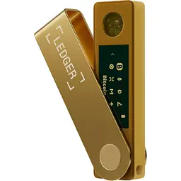 Криптогаманець Ledger Nano X Gold [135794] - мініатюра 1