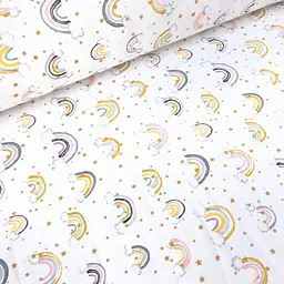 Підковдра дитяча Cosas Rainbows 110х140 см (RainbowStarYellow_140q) - мініатюра 3