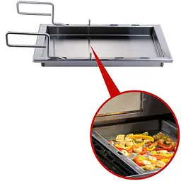Вок-противень для гриля Santos вставка для грилів Broil King Regal / Imperial & Weber Genesis ll / E-418 нержавіючий (896538) - мініатюра 4