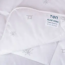 Ковдра ТЕП Membrana Print Aloe Vera Ramie Природа 200x210 біла (1-02571_00000) - мініатюра 5