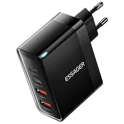 Зарядное устройство 2xUSB-C + 2xUSB 100W Essager (ECT2CA-QYB01-Z) - миниатюра 3