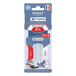 Ароматизатор з подвійною капсулою Nowax X Twice - Alpine & Rally(NX00147)