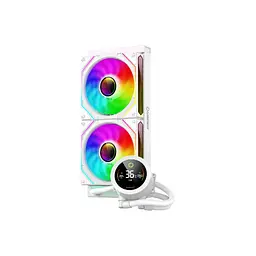 Система рідинного охолодження Gamemax IceBurg 240 Digital WH - мініатюра 3