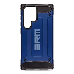 Чехол для Samsung Galaxy S24 Ultra 5G (SM-S928), Panzer, синий, противоударный, бронированный, милитари, панель-накладка, защита всего корпуса, защита дисплея и камеры, термополиуретан (TPU) + поликарбонат (PC), ArmorStandart (ARM75617)