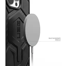 Протиударний чохол UAG Monarch Pro MagSafe (Original) для iPhone 16 Pro (6.3") Carbon Fiber 114456114242 - мініатюра 2
