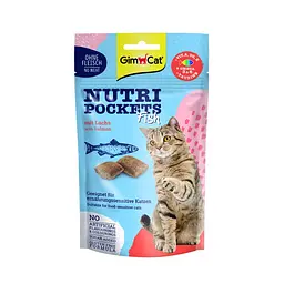 Ласощі для кішок GimCat Nutri Pockets ДжимКет Нутрі покетс лосось 60 г (G-419626)