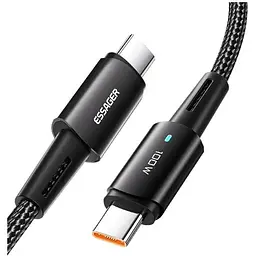 Дата кабель USB-C to USB-C 0.5m 100W black Essager (EXCTT1-CGB01)