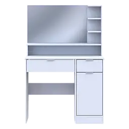Туалетний столик Doros Естель Білий ДСП 90х38х135 (41516035) - мініатюра 2