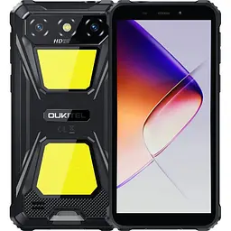 Смартфон Oukitel G5 6" HD+ /4GB/256GB T310 /6300mAh /Ліхтар/13+5Мп/ IP69K/Black