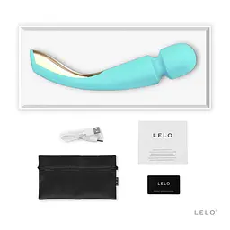 Вібромасажер LELO Smart Wand 2 Large Aqua - мініатюра 3