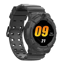 Дитячий смарт годинник Lemfo Y07 з SIM-картою, 4G LTE, відеодзвінком, камерою, кнопкою SOS, прослуховуванням, геолокацією GPS Wi-Fi LBS та вологозахистом IP67 Чорний - мініатюра 2