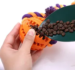 Іграшка для собак Derby Rubber Dog Chew Toy with Rope - мініатюра 5