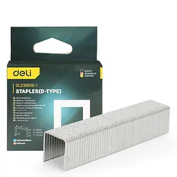 Скоба для степлера (D-тип) Deli EDL238014-1 - мініатюра 1