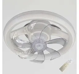 Стельова LED-люстра-вентилятор Artlight FS307WH, біла, 76 Вт, від 10-18 м² - мініатюра 3
