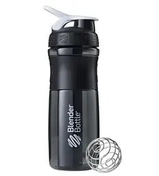 Шейкер спортивний BlenderBottle SportMixer Flip 28oz/820 мл Black/White (SM 28oz Black/White) - мініатюра 1