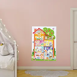 Набір для творчості з наліпками SES Creative My first Затишний Будинок (14476S) - мініатюра 4