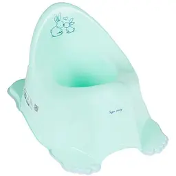 Горщик дитячий Tega Baby антиковзкий Bunny mint