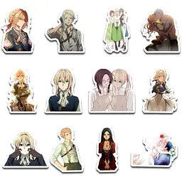 Стікерпак набір наклейок G-Toys Violet Evergarden 45 шт. (SP VE 01) - мініатюра 2
