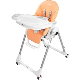 Стілець для годування Peg-Perego Prima Pappa Follow Me Peach персиковий - мініатюра 3