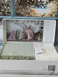 Постільна білизна з вафельним покривалом Pupilla Monica Yesil Pupilla pbe0051428 - мініатюра 1