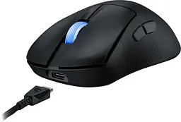 Бездротова миша ASUS ROG Keris II Ace RGB USB-A/WL/BT Black (90MP03N0-BMUA00) - мініатюра 5