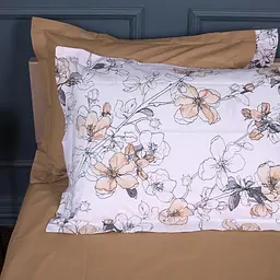 Простирадло MirSon Поплін 00-2 Beige Flowers 110х160 см (2200009700682) - мініатюра 8