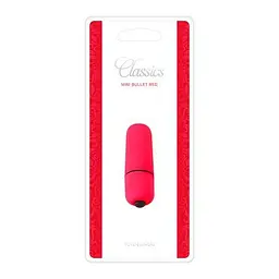 Міні-вібратор Classics Mini Bullet 5.5 см (червоний) - мініатюра 3
