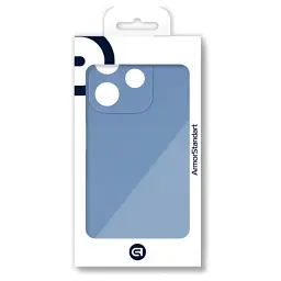 Чохол до мобільного телефона Armorstandart Matte Slim Fit Tecno Spark 10 4G (KI5q) Camera cover Light Blue (ARM69071) - мініатюра 2