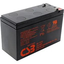 Акумулятор CSB AGM 12V [12V/7.2Ah/86Wh] [GP1272] [110127] - мініатюра 2