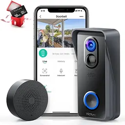 Відеодомофон Victure VD300 Wireless WiFi без картки micro sd