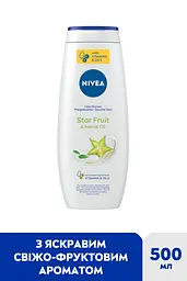 Гель-догляд для душу NIVEA Карамболь та олія моної 500 мл (80856) - мініатюра 2