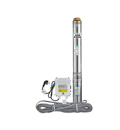 Насос свердловинний відцентровий Taifu 4STM 6/15+50M Н=105 м, Q=8,4 м3, P=1500 Вт, кабель 50 м +пульт (TF3396)