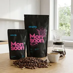 Кава в зернах NewTea Monsoon, 1 кг - мініатюра 2