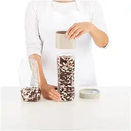 Ємність для зберігання Lekue Save&Store L бежева (883101) - мініатюра 5