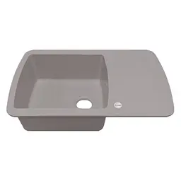Кухонна мийка Adamant OPTIMAKS terra 775x495x200 мм, з крилом 77,5 см - мініатюра 2